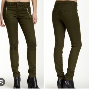 Joe’s Jeans Olive Green Skinny Ankle Jeans